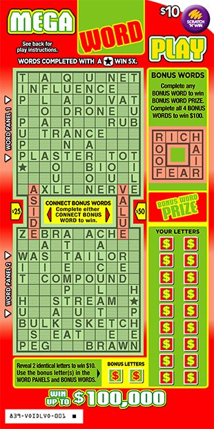 Mega Word Play front ticket preview