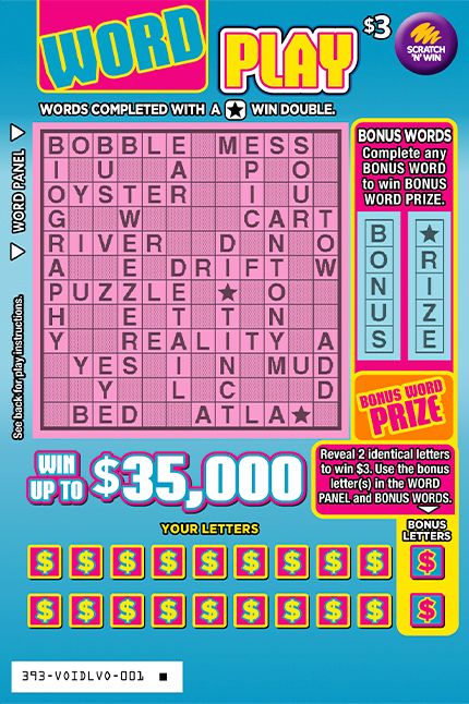 Word Play front ticket preview
