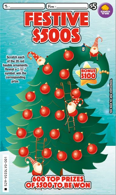 Festive 500s front ticket preview