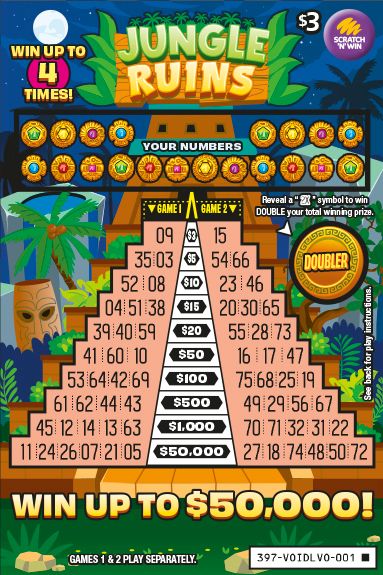 $3 Jungle Ruins front ticket preview