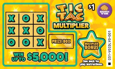 Tic Tac Multiplier front ticket preview