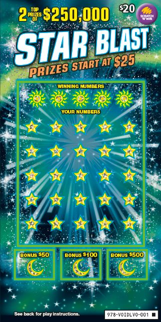 Star Blast front ticket preview