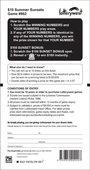 Summer Sunsets back ticket preview