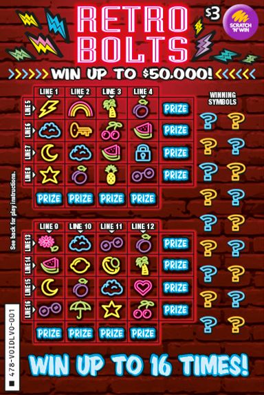 Retro Bolts front ticket preview