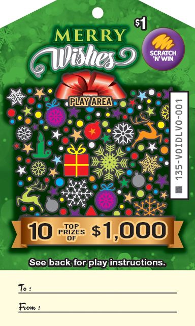 $1 Merry Wishes front ticket preview