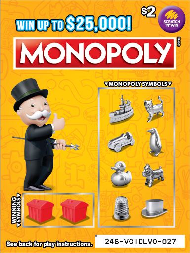 Monopoly front ticket preview