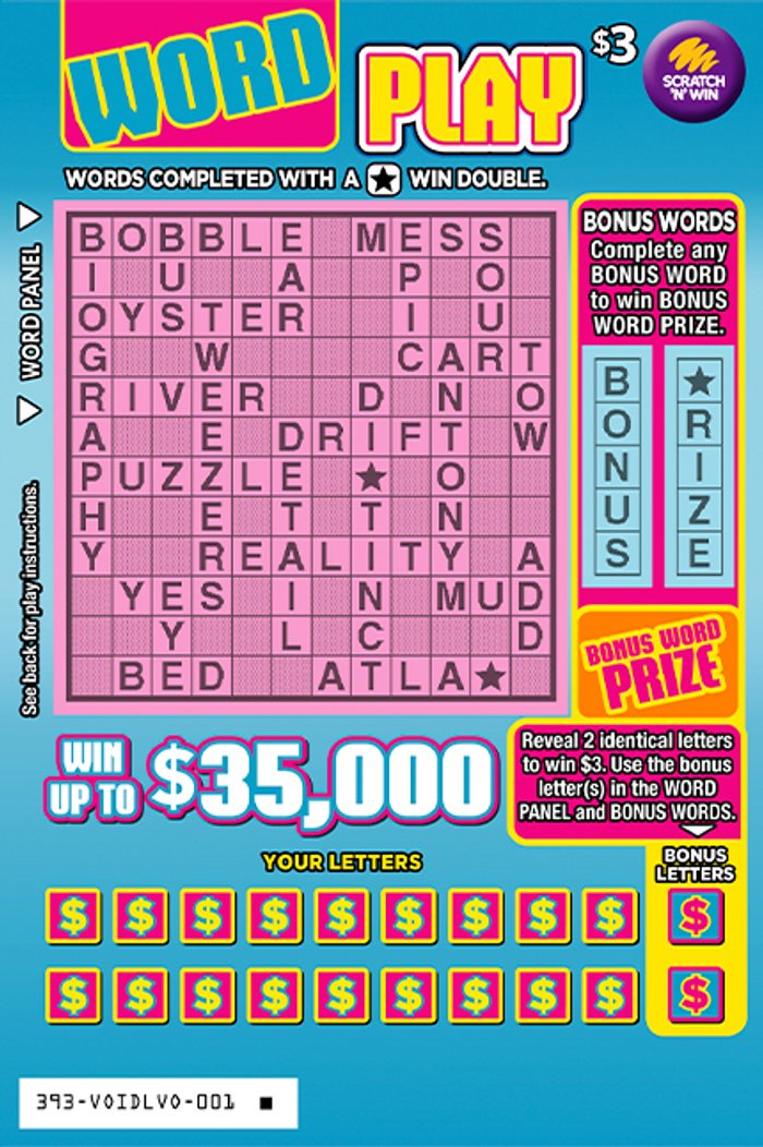 Word Play front ticket preview