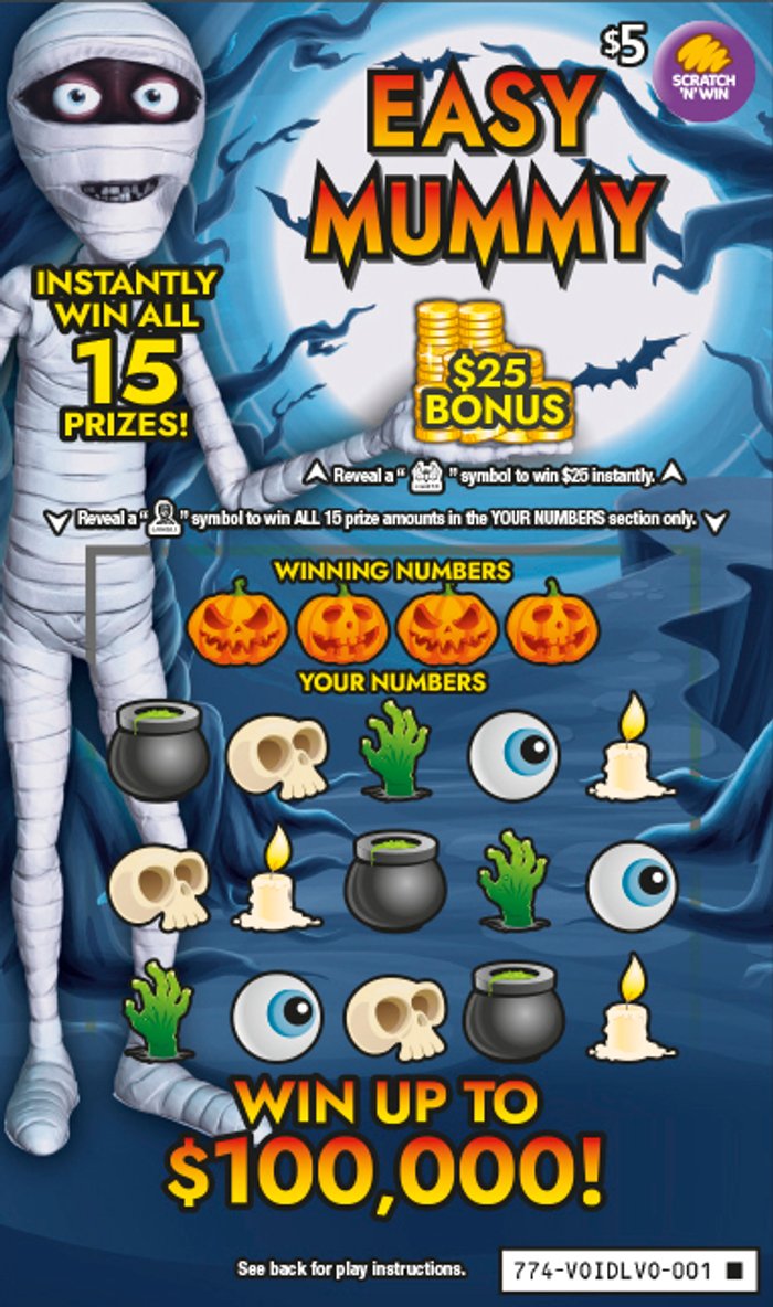 $5 Easy Mummy front ticket preview