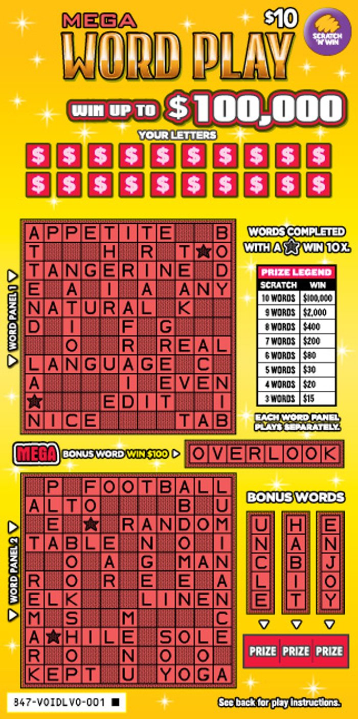 Mega Word Play front ticket preview