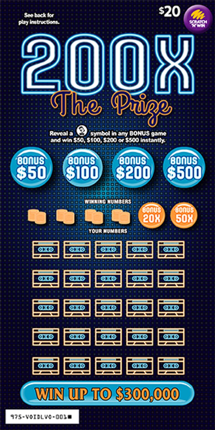 200X The Prize front ticket preview