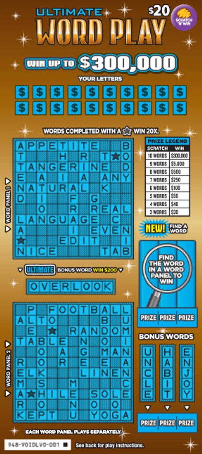 Ultimate Word Play front ticket preview