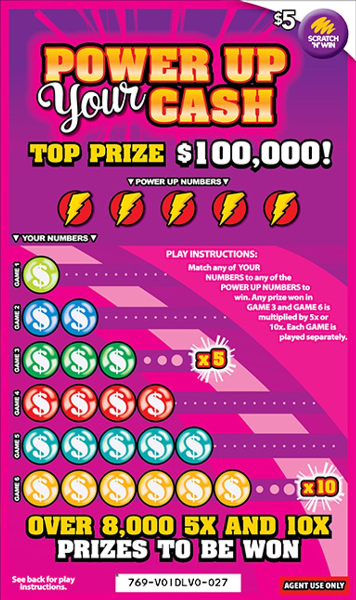 Power Up Your Cash front ticket preview