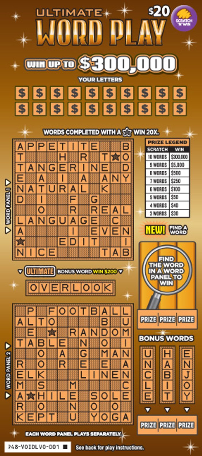 Ultimate Word Play front ticket preview