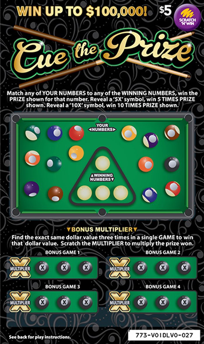 $5 Cue the Prize front ticket preview