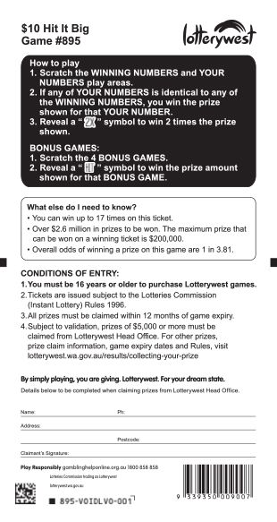 Hit It Big back ticket preview