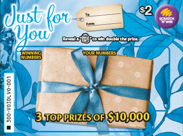 Just For You front ticket preview