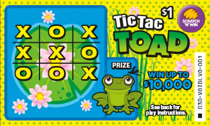 Tic Tac Toad front ticket preview