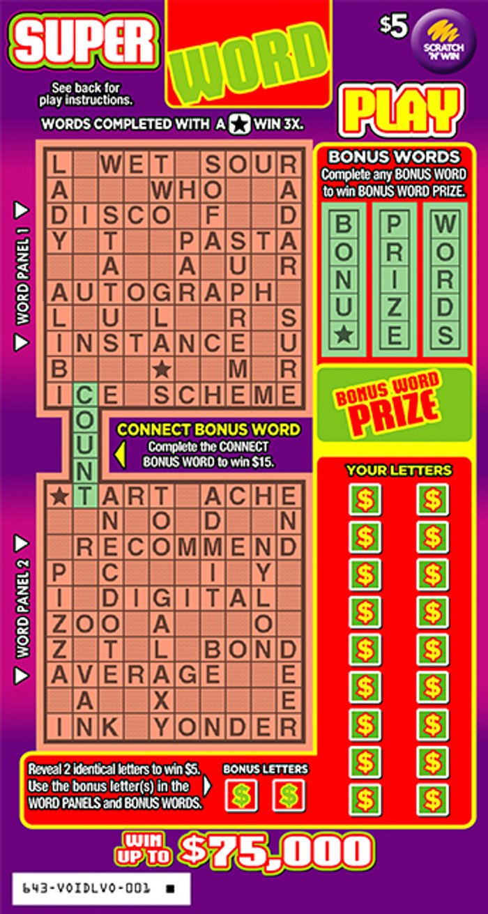 Super Word Play front ticket preview