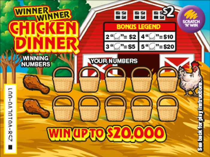 Winner Winner Chicken Dinner front ticket preview