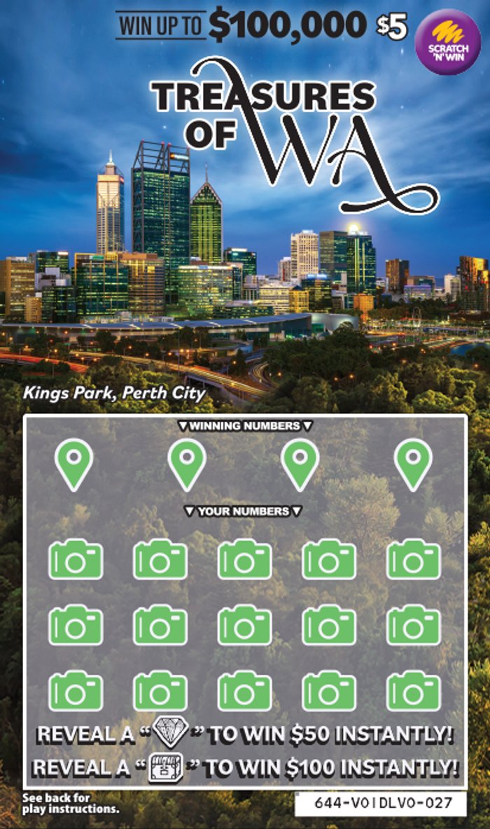 Treasures of WA front ticket preview