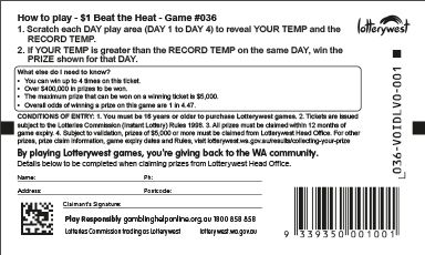 $1 Beat the Heat back ticket preview