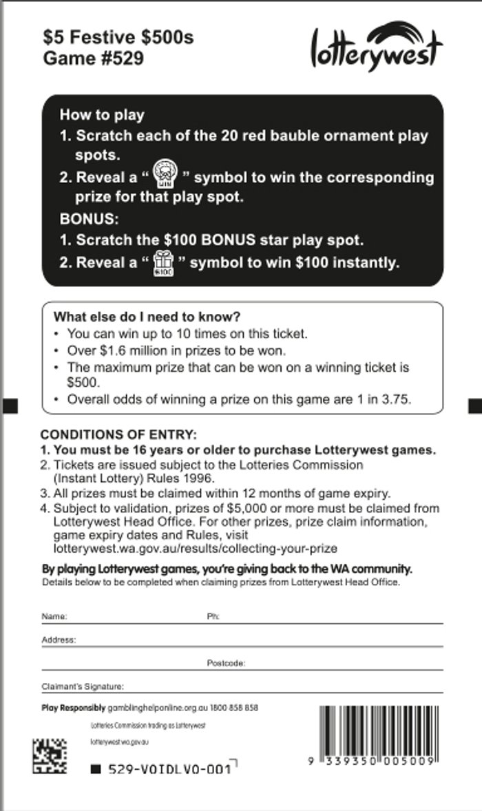 Festive 500s back ticket preview