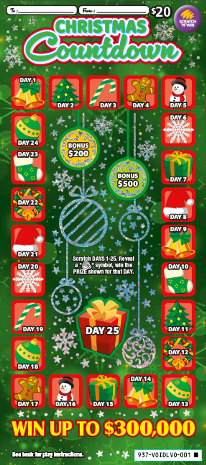 Christmas Countdown front ticket preview