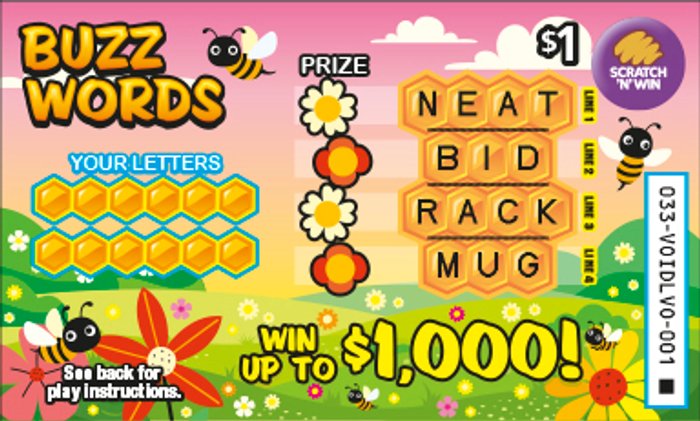 $1 Buzz Words front ticket preview