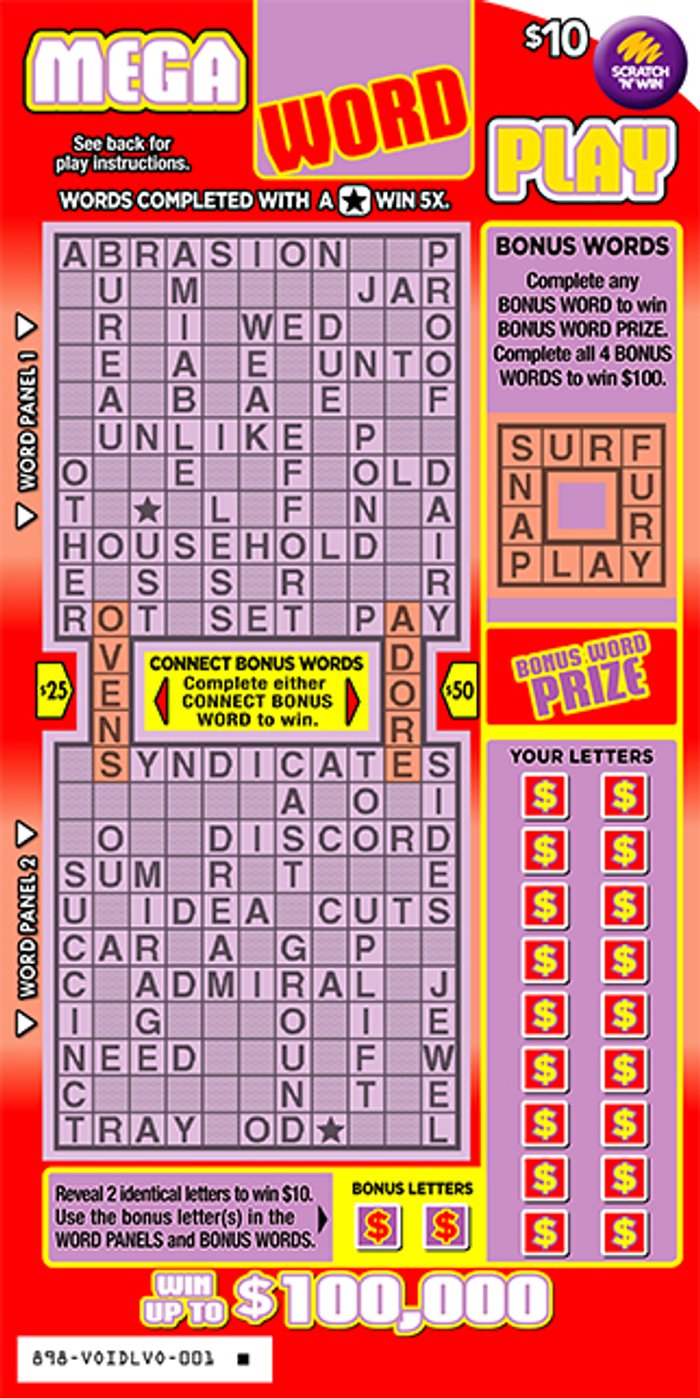 Mega Word Play front ticket preview