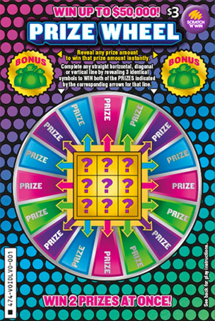 Prize Wheel front ticket preview