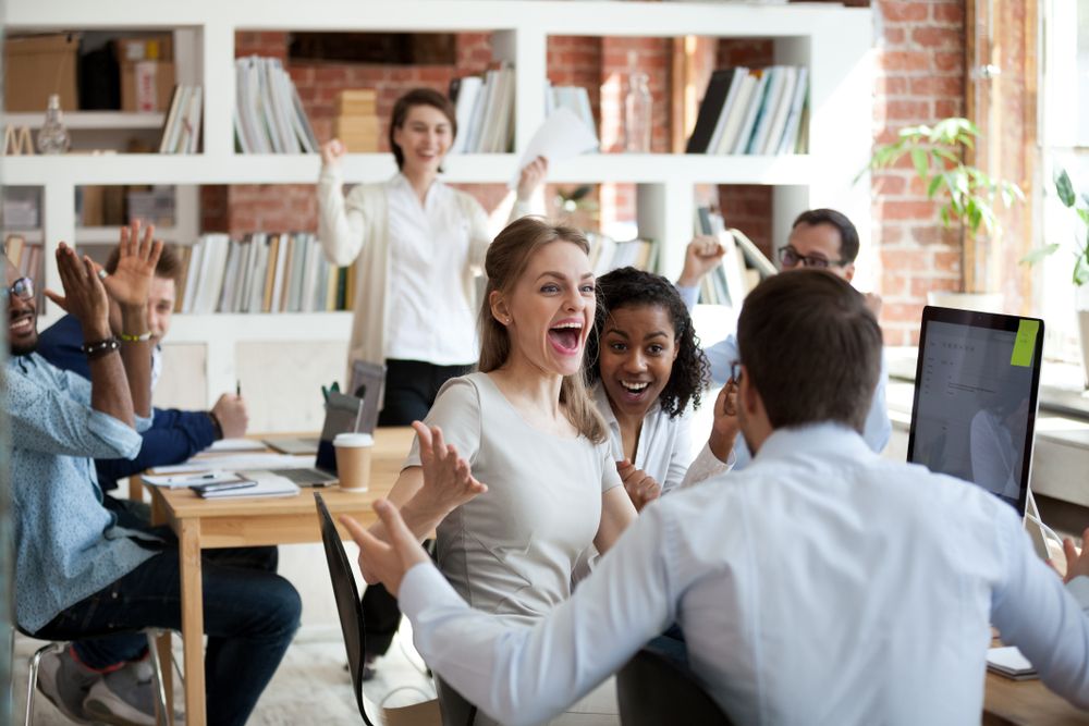 work colleagues win big