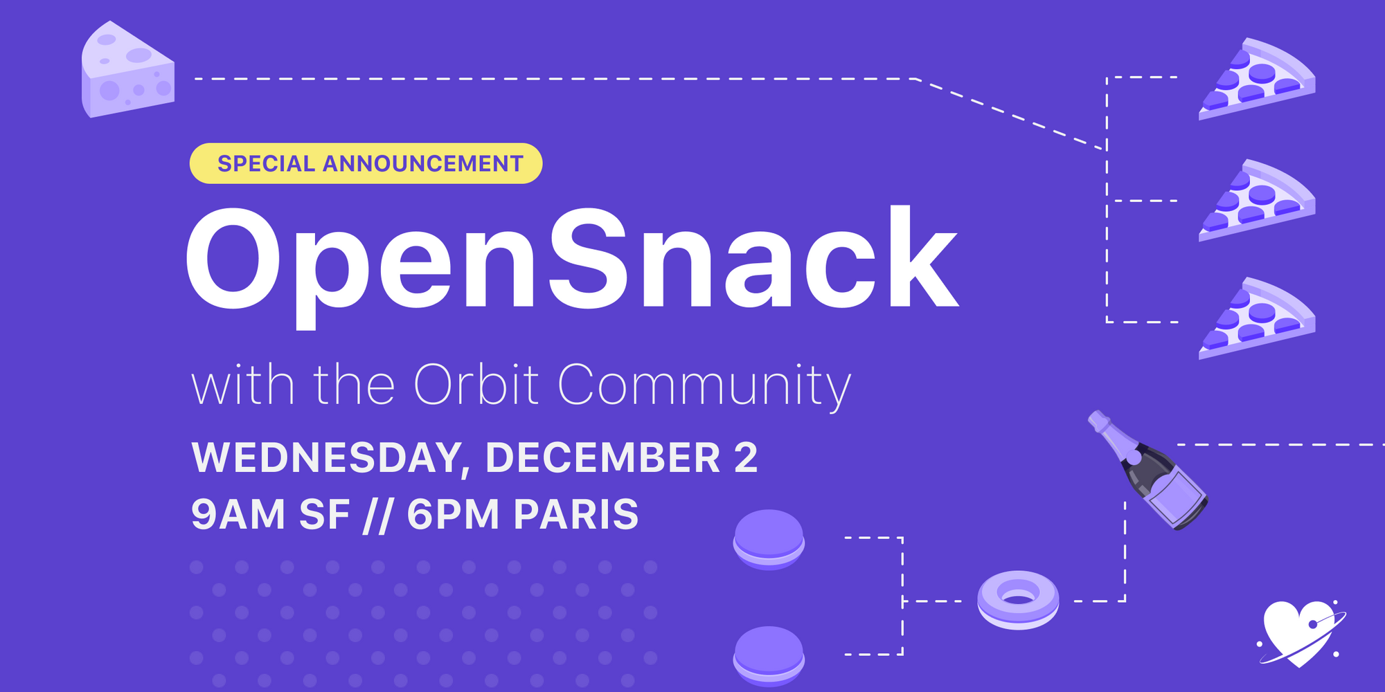 Invitation graphic for Open Snack Special Edition 