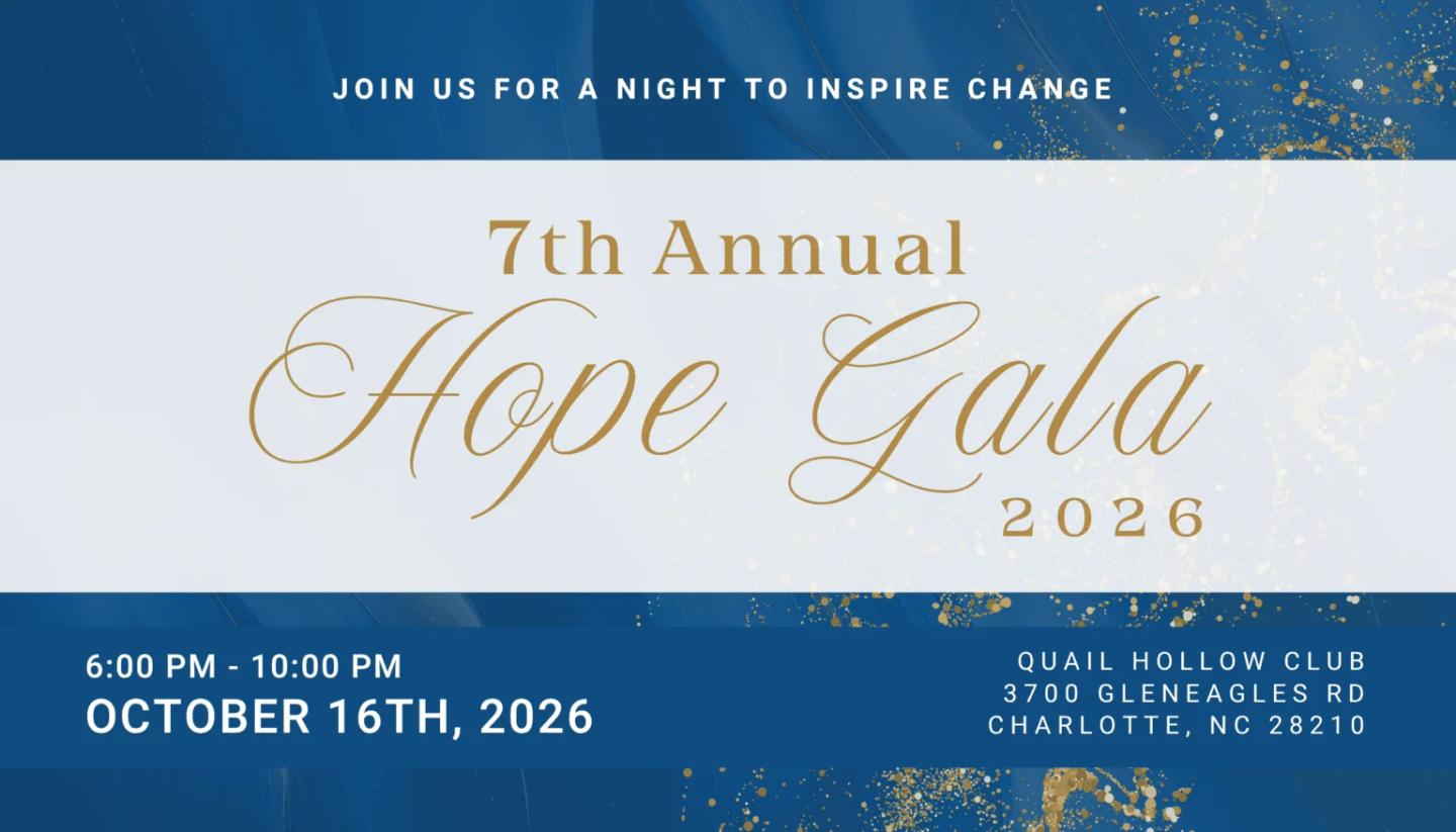 7th Annual Hope Gala 2026 — Quail Hollow Club, Charlotte, October 16, 2026