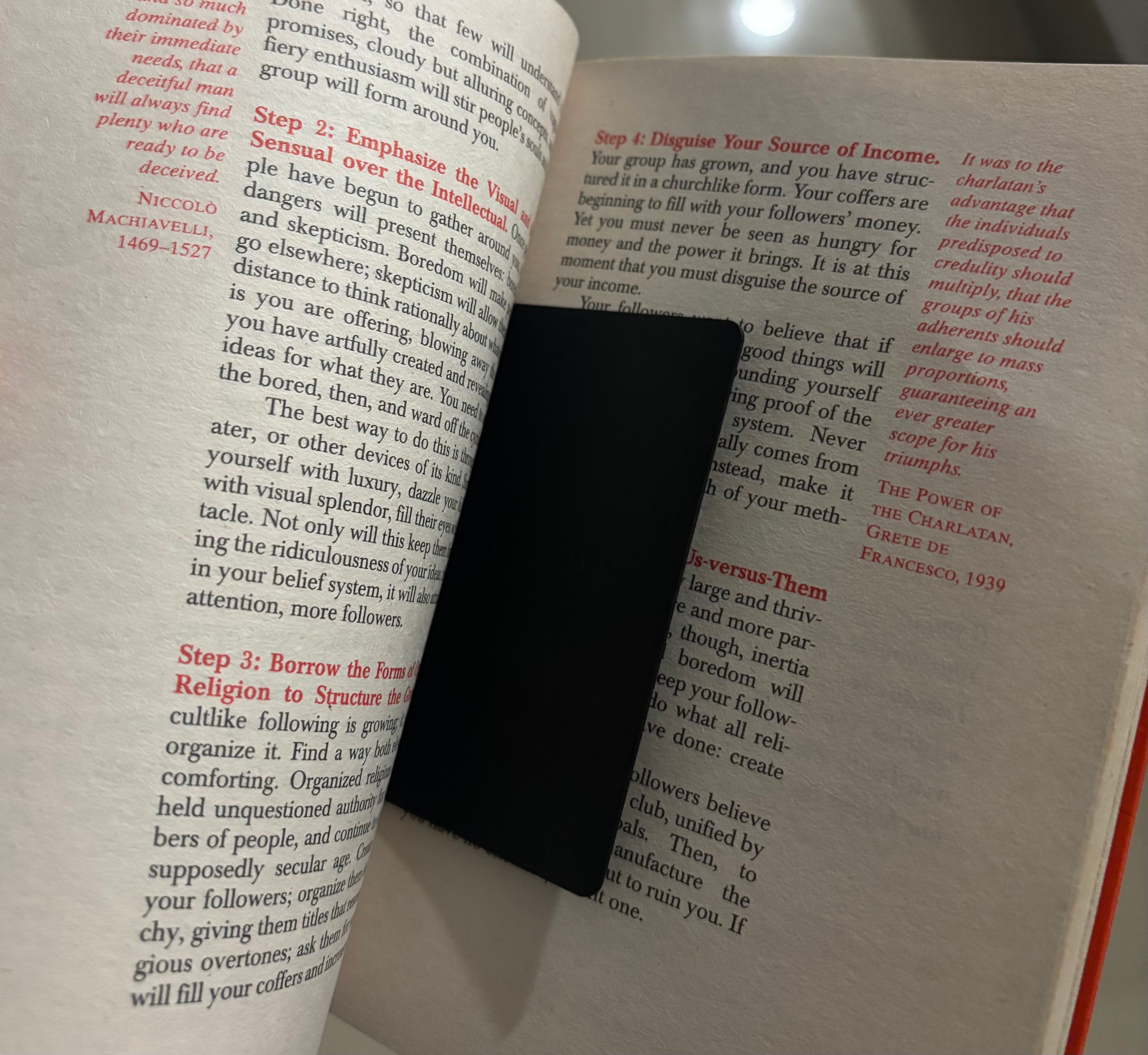 Using NFC Card as Bookmark