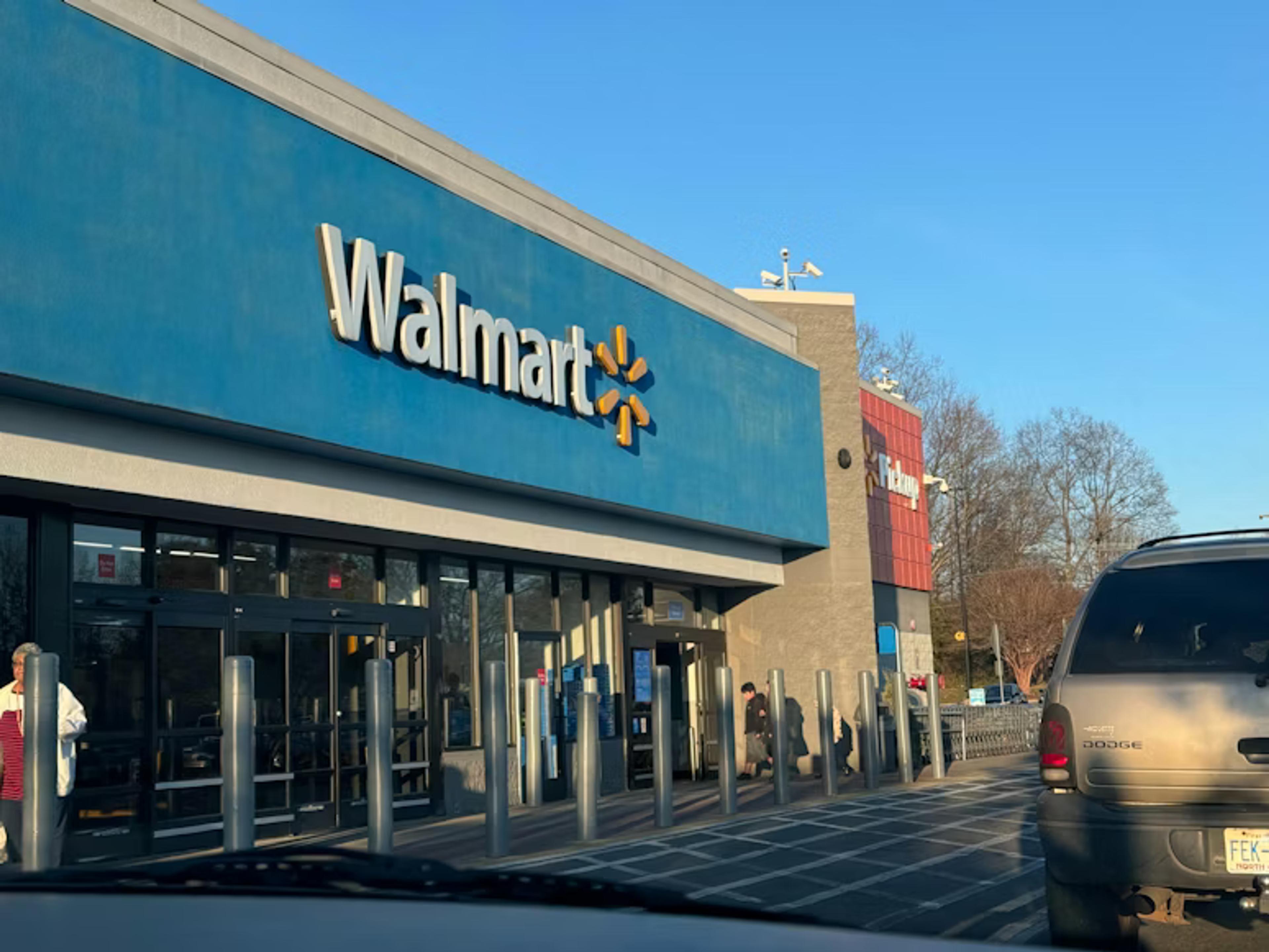 Front of a Walmart store - Surebright