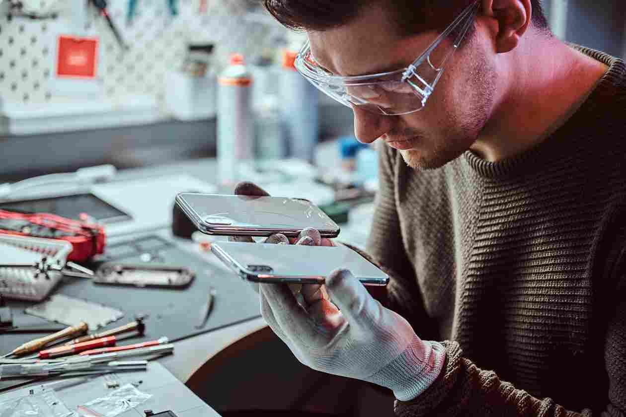 Repairing a broken smartphone