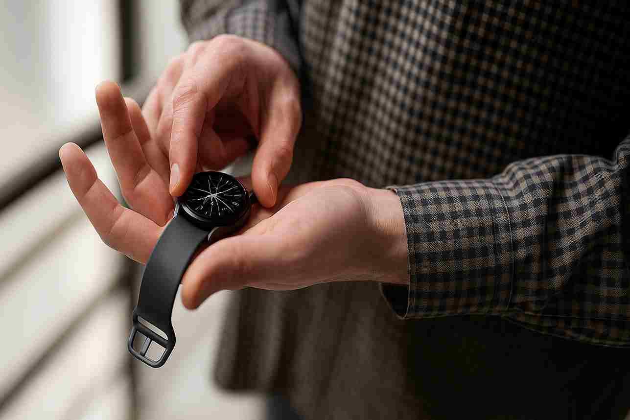 Smart watch that's cracked