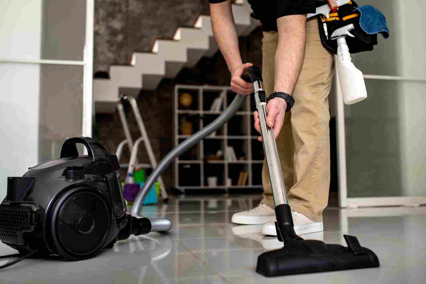 Broken down vacuum cleaner