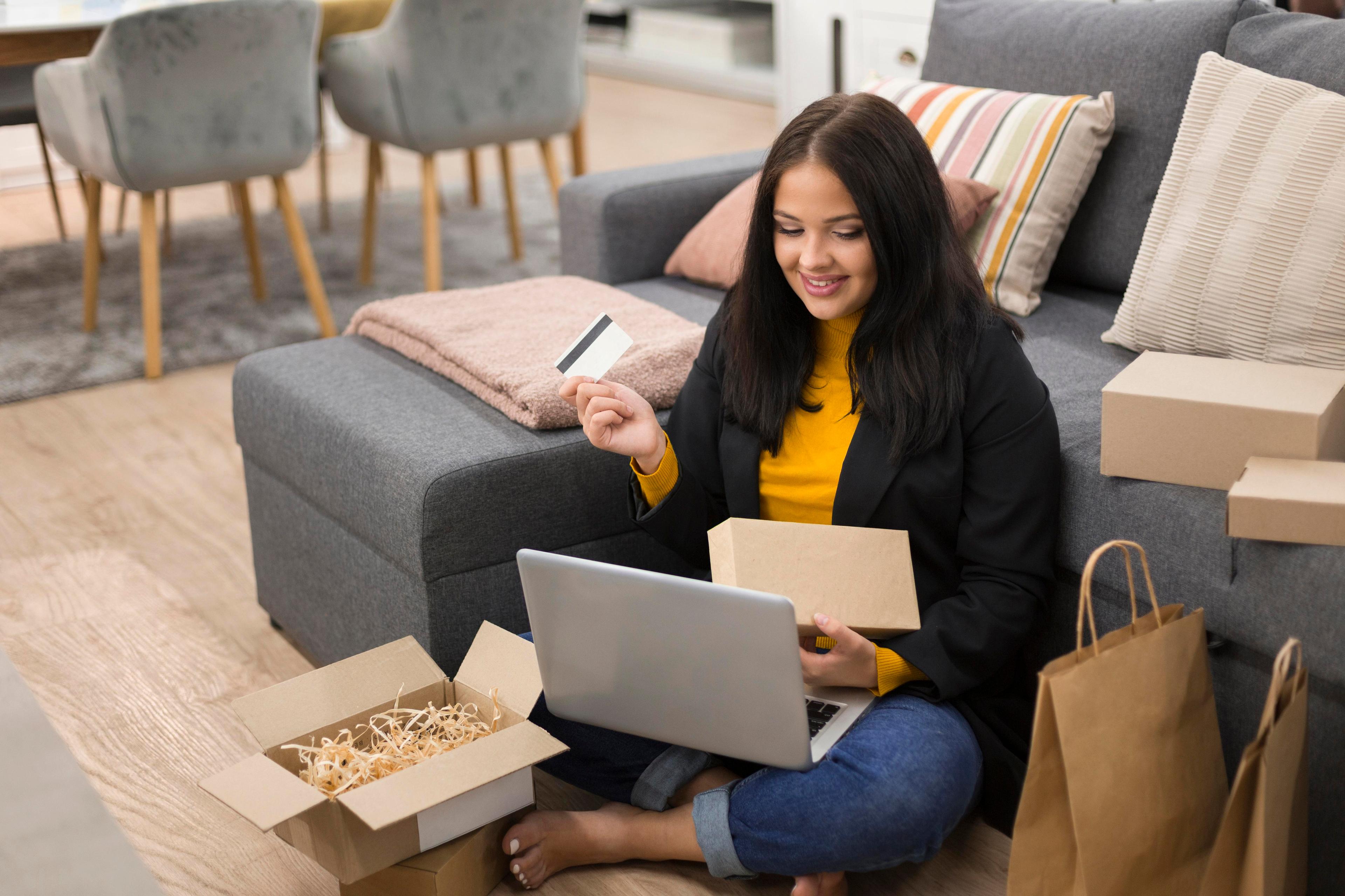 Person exploring emotional product strategies for driving conversions using a laptop.