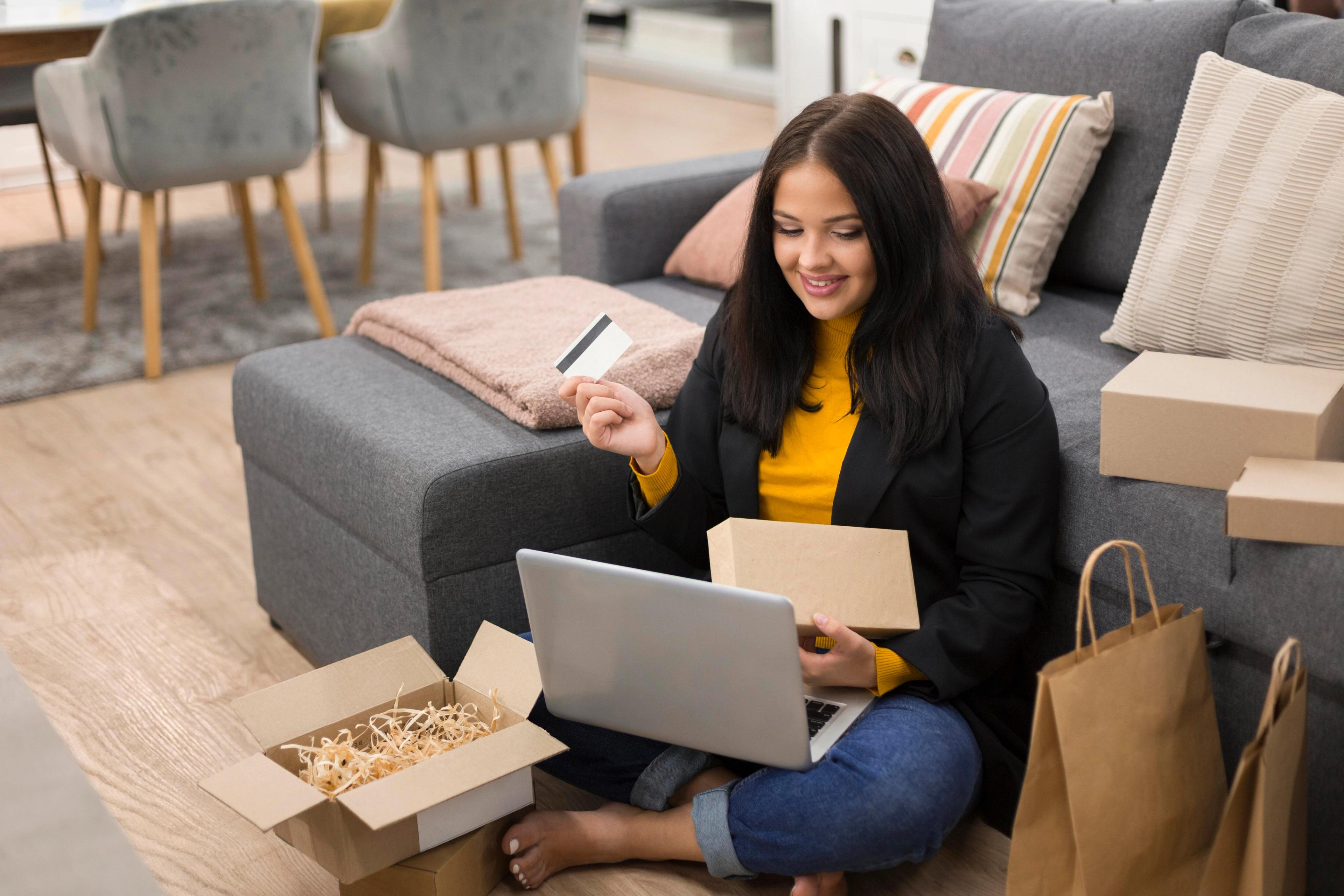 Person exploring emotional product strategies for driving conversions using a laptop.