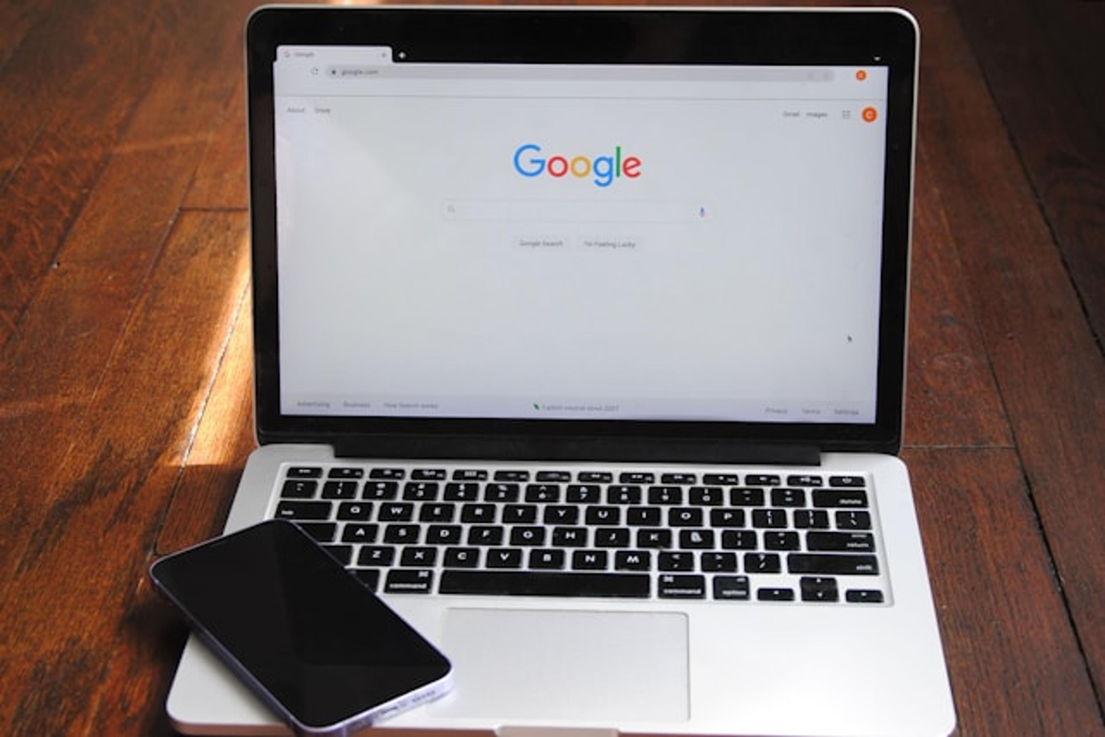 Google interface