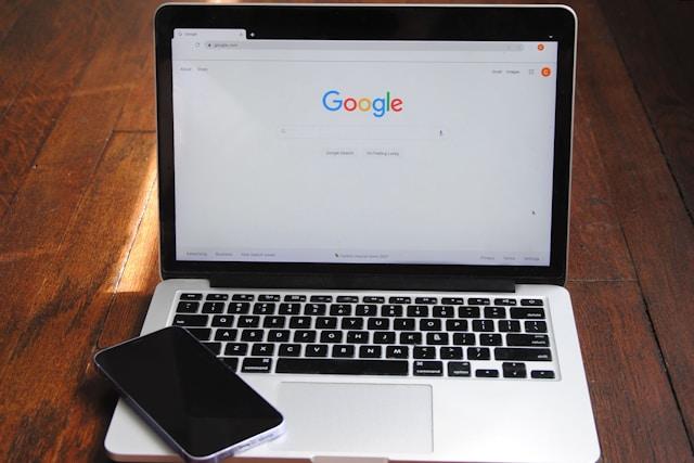Google interface