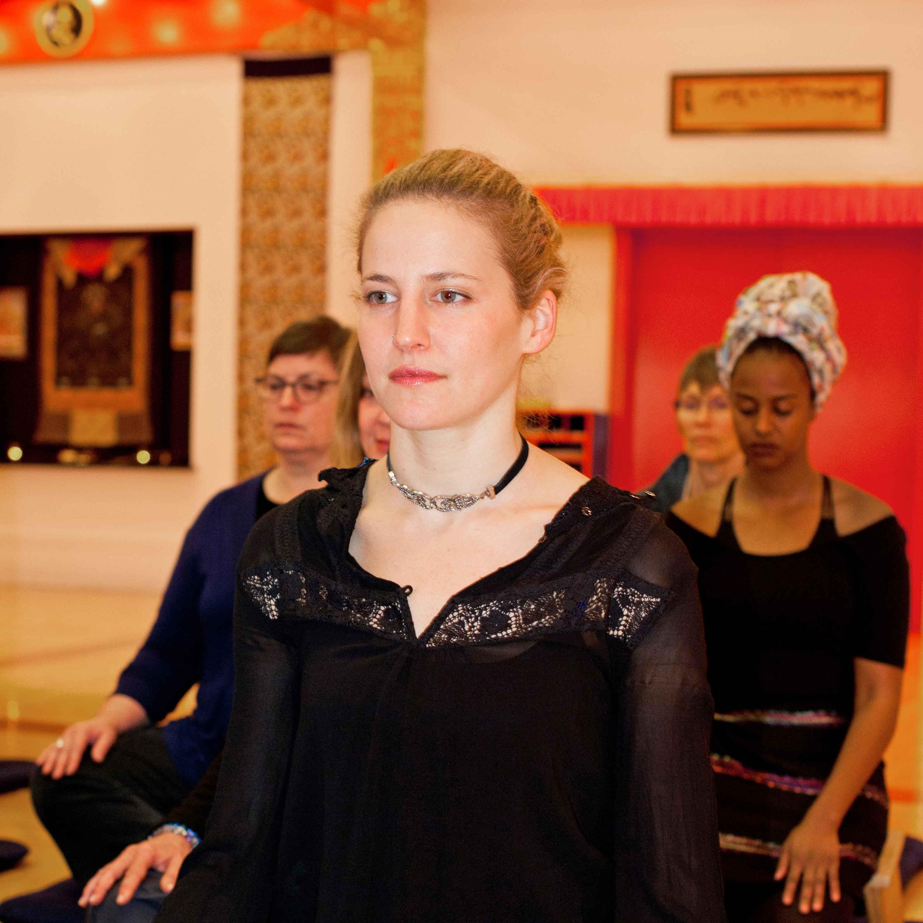 Meditation at Karme Choling Meditation Retreat Center, Vermont