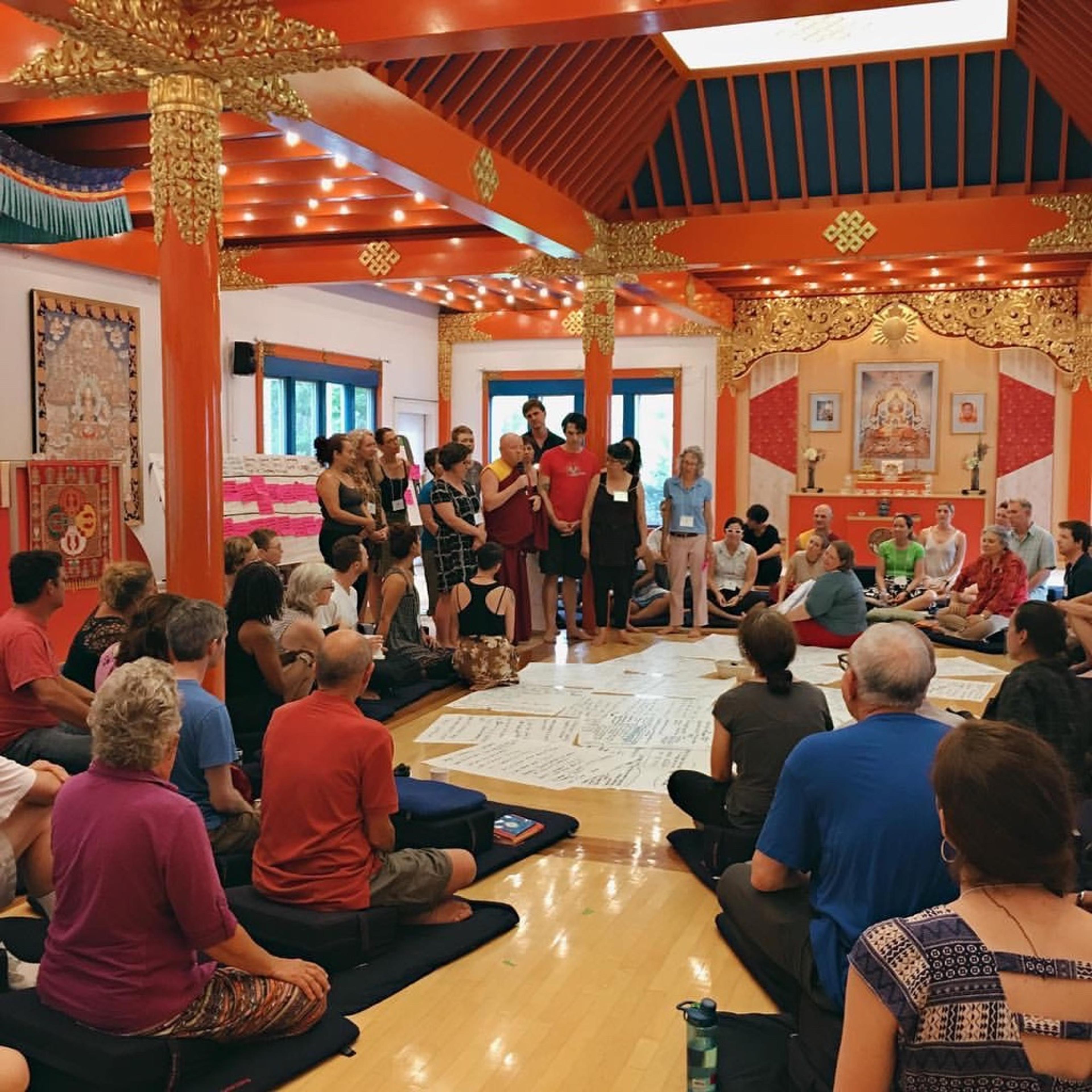 Program at Karme Choling meditation retreat center, Vermont