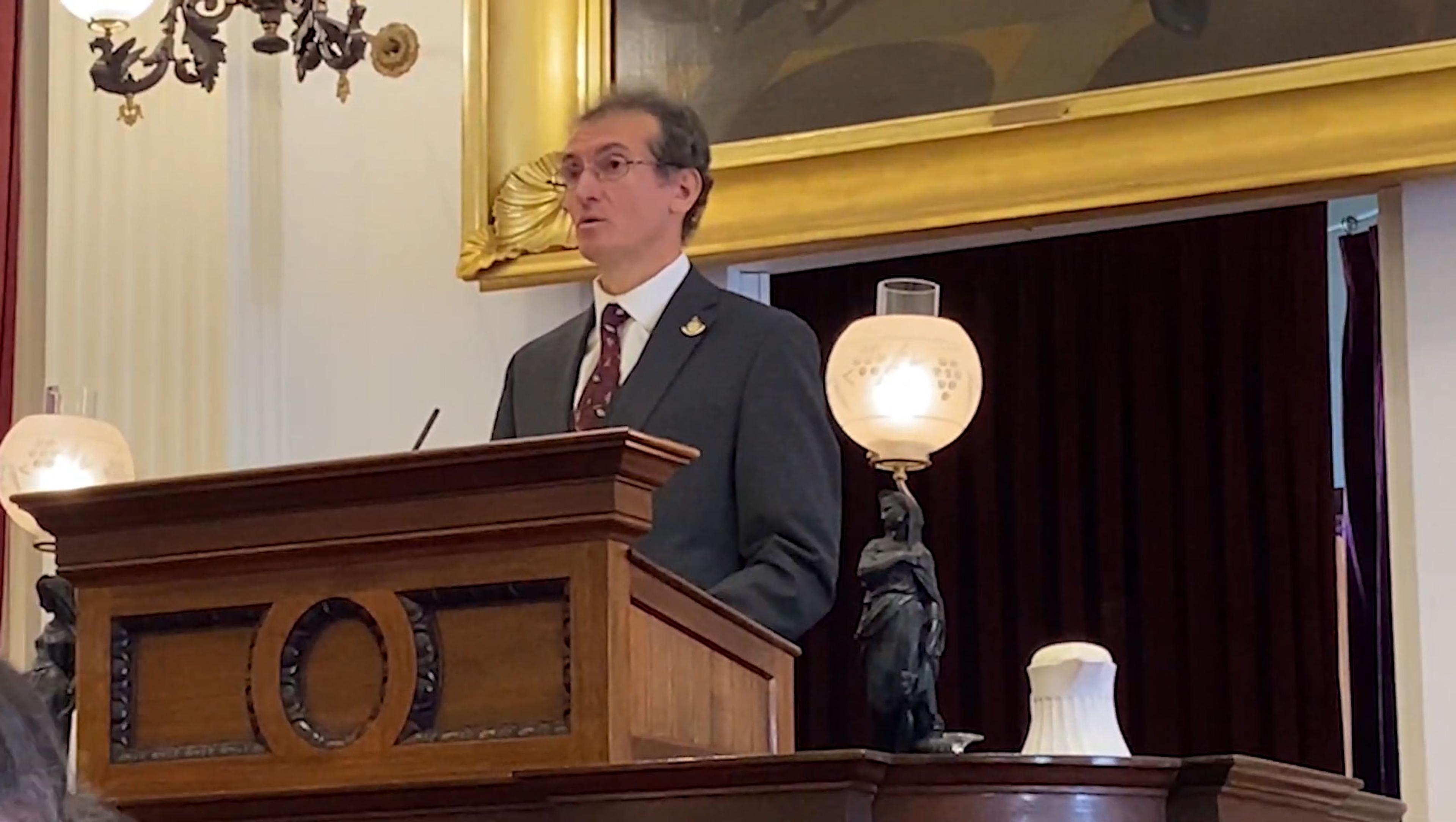 Address to Vermont's House of Representatives