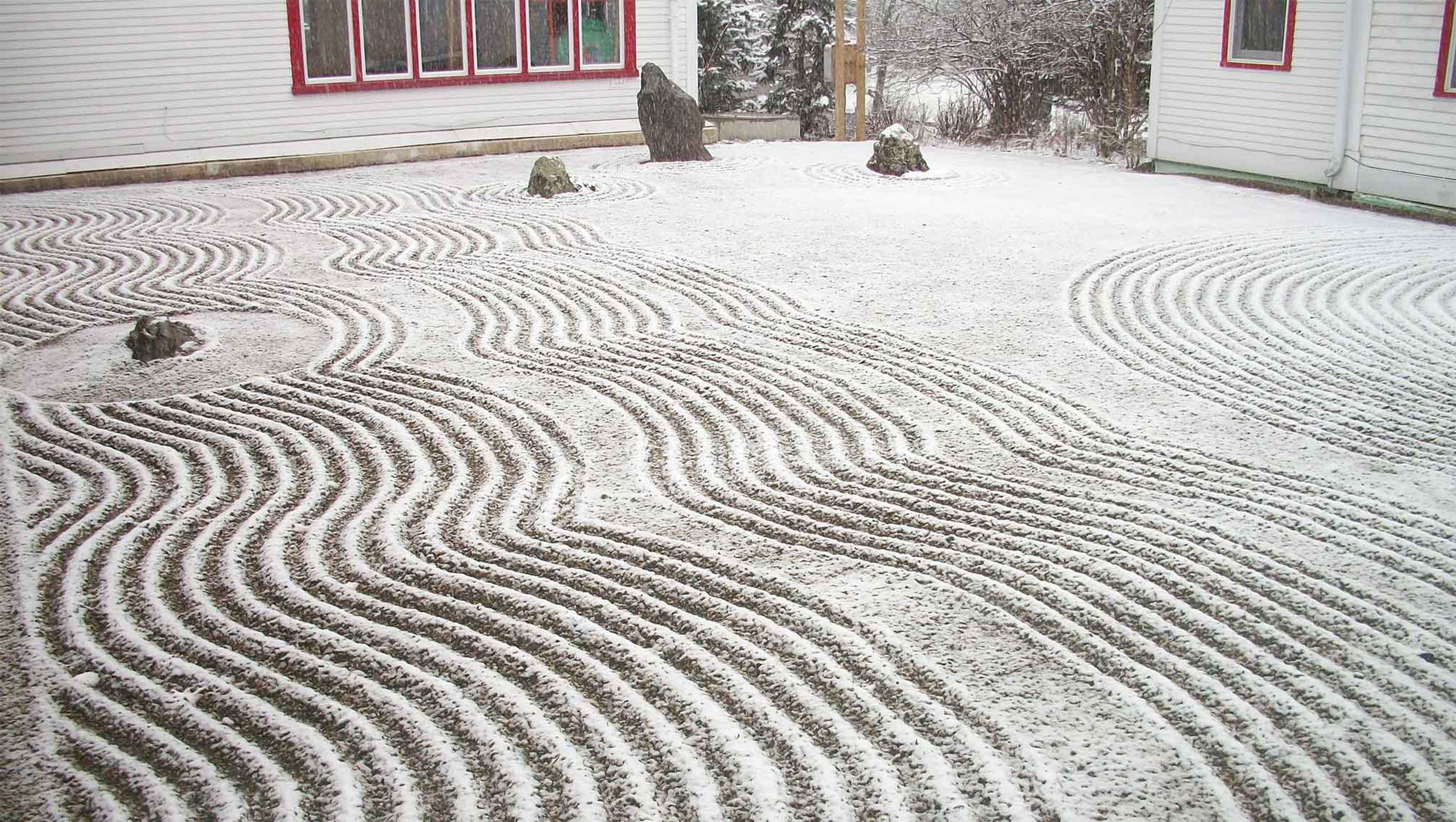 Rock Garden waves at Karme Choling Meditation Retreat Center, Vermont