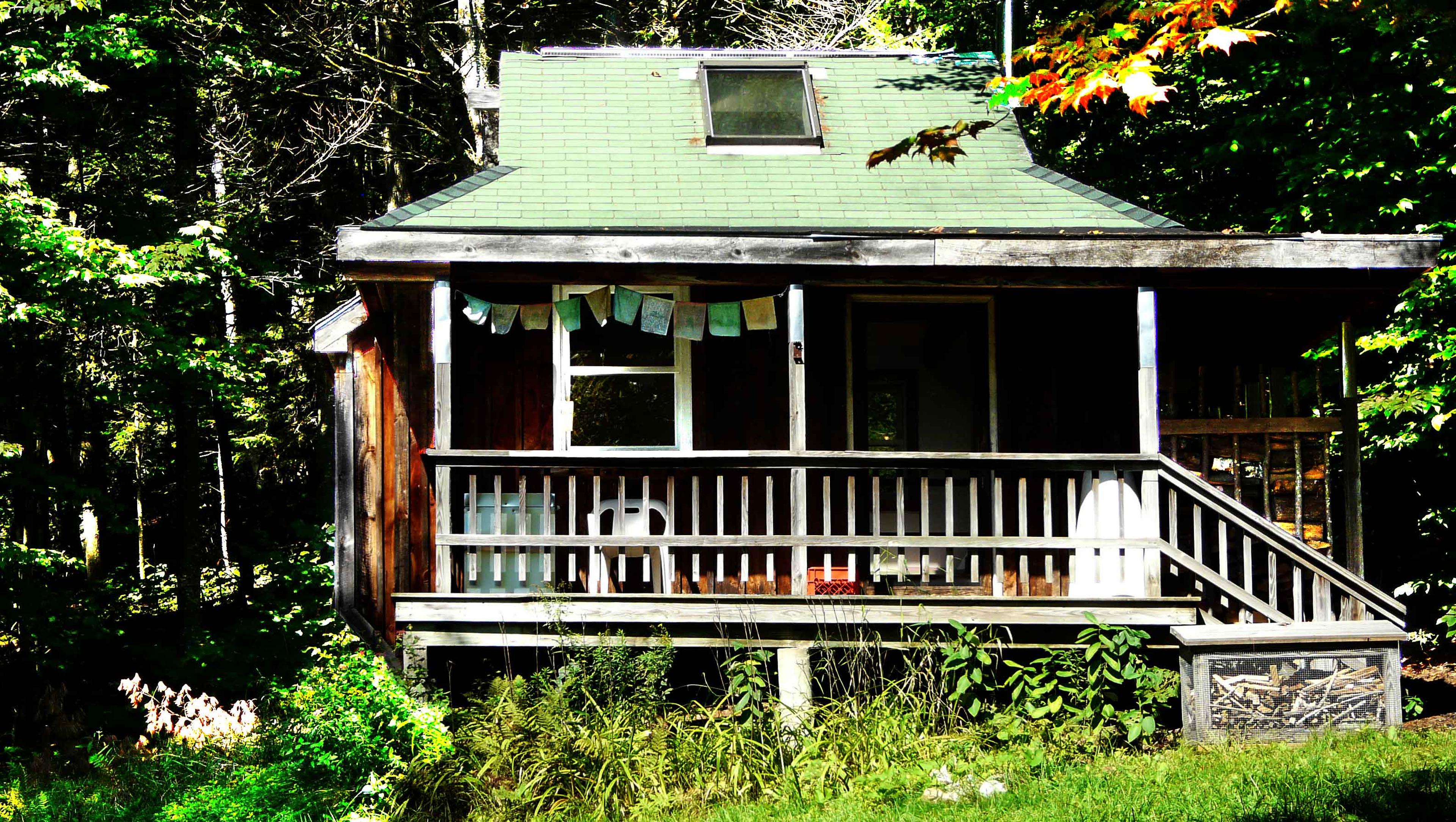 Nagarjuna retreat cabin Karme Choling meditation retreat center Vermont