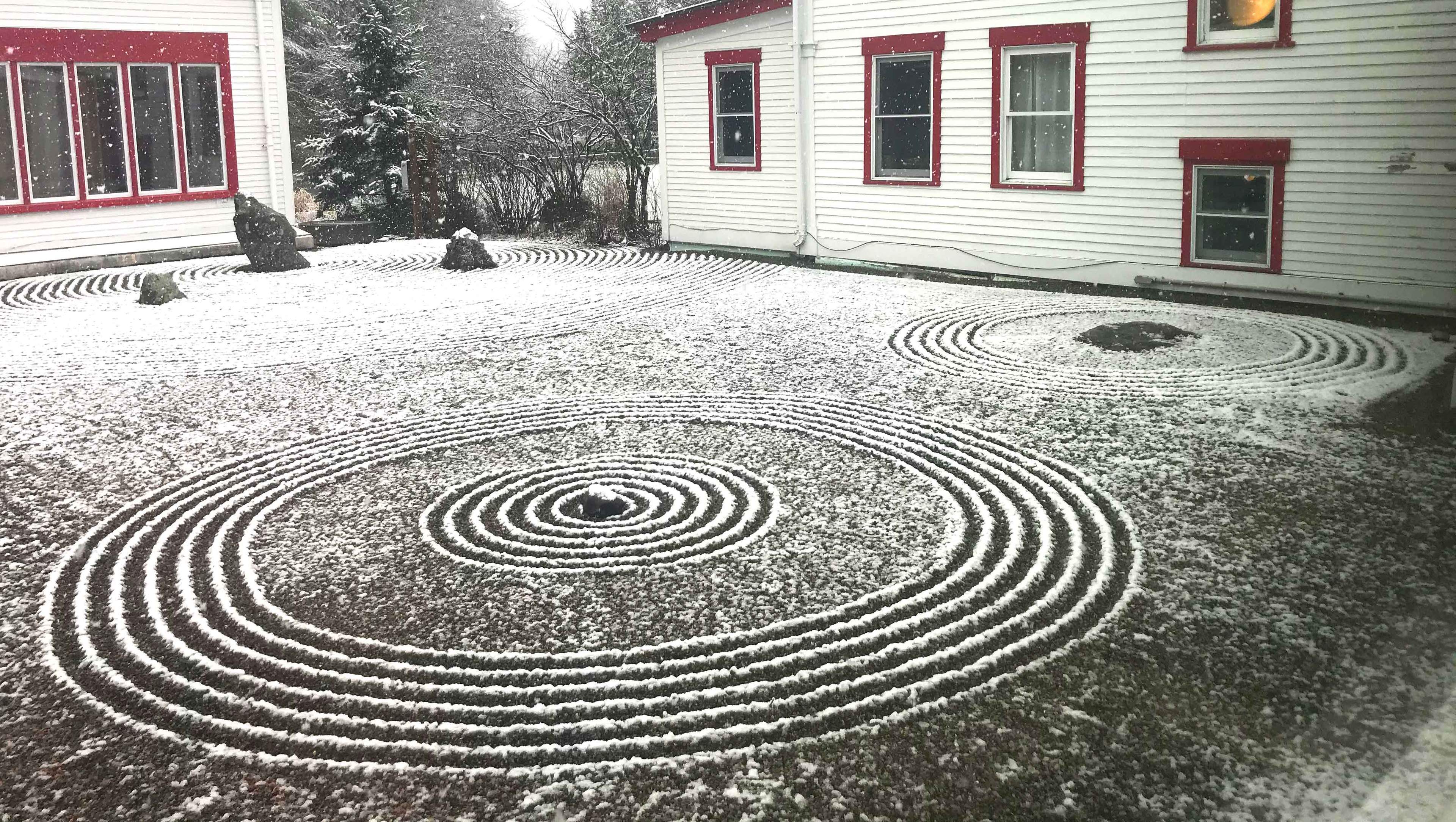 Rock Garden at Karme Choling meditation retreat center, Vermont