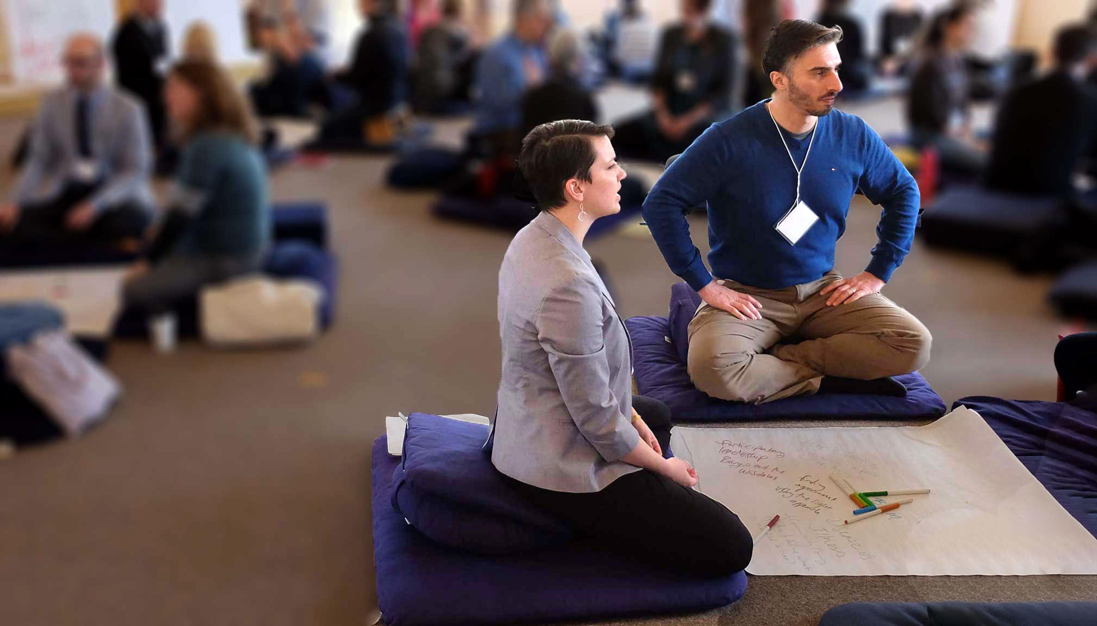 Mindful Leadership Training series at Karme Choling Meditation Retreat Center, in Vermont