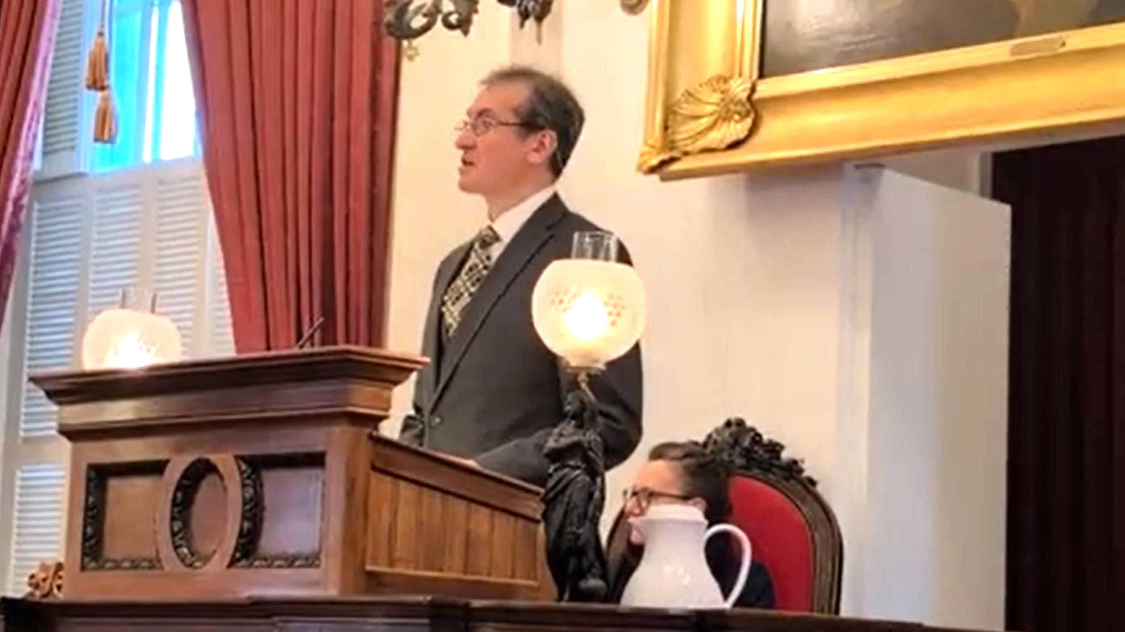 Vegan Gives "Devotional" To Vermont House of Representatives - 2025